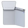 Bavolet Anti-X simple articulation - eq pb 0,50 mm - l. 100 cm et protection haute amovible l. 57 cm - rail 10 mm