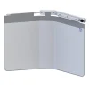 Bavolet double articulation - eq pb 0,50 mm - l. 114 cm - rail latéral 350 x 25 x 10 mm