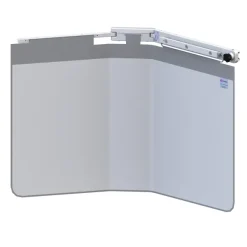 Bavolet double articulation - eq pb 0,50 mm - l. 114 cm - rail latéral 350 x 25 x 10 mm