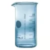 Bécher verre borosilicaté 100 ml forme haute bec gradué x 10