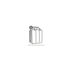 Bidon en polypropylène d'une capacité de 10 l minimum (résistant aux produits chimiques)