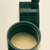 Black plastic caps solid-top PTFE-face