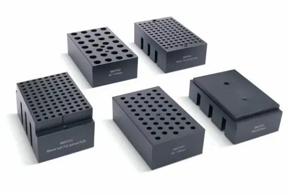 Bloc aluminium pour bain à sec 96 x 0,2 ml