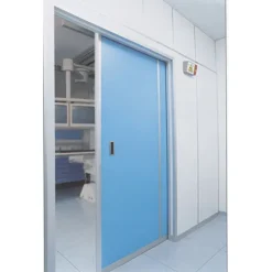 Bloc-porte coulissant - eq pb 2 mm - 220 x 130 cm pour passage 210 x 110 cm cache rail MDF + rail 255A