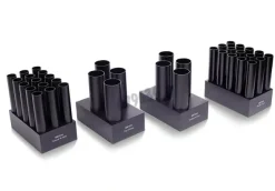 Bloc pour bain à sec 3 tubes Ø 25 mm, 12 tubes Ø 12 mm et 6 tubes Ø6 mm - Ref : 88870114