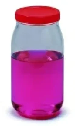 Bocal verre blanc 1 l PS bague à vis x 6