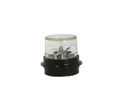 Bol de broyage verre borosilicate 125 ml avec couteaux - Ref : 36050005