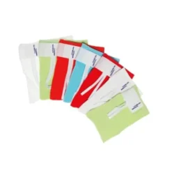 Bonnet avec bandes de fixation, à usage unique, néonatalogie, taille XS (blanc), lot de 10