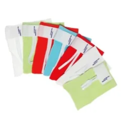 Bonnet avec bandes de fixation, à usage unique, néonatalogie, taille XXXL (blanc), lot de 10