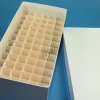 Boîte blanche carton longue 6 x 12 tubes 15 ml dim 148 x 287 x 128 mm