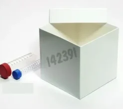 Boîte blanche carton sans compartiment dim 122 x 122 x 128 mm