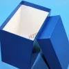 Boîte bleue carton longue sans compartiment dim 148 x 287 x 128 mm