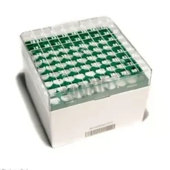 Boîte Cryogen Box 1D PC 132 x 132 mm Pour 81 Cryotubes 3, 4 Et 5 ml Vert
