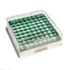 Boîte Cryogen Box 1D PC 132 x 132 x 52 mm Pour 81 Cryotubes 1,2 Et 2 ml Vert