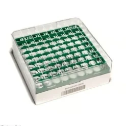 Boîte Cryogen Box 1D PC 132 x 132 x 52 mm Pour 81 Cryotubes 1,2 Et 2 ml Vert