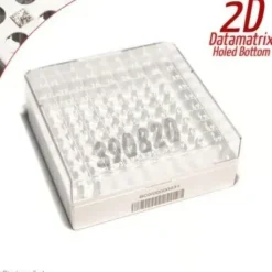 Boîte Cryogen Box 2D PC 132 x 132 x 52 mm Pour 100 Cryotubes 2 ml Blanc
