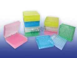 Boîte de congélation PP pour 100 tubes coloris assortis x 5
