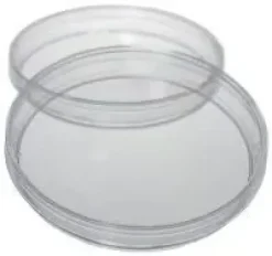 Boîte de Petri 90x14,2 mm, 3 ergots, PS, stérile