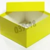 Boîte jaune 133 x 133 hauteur 75 mm