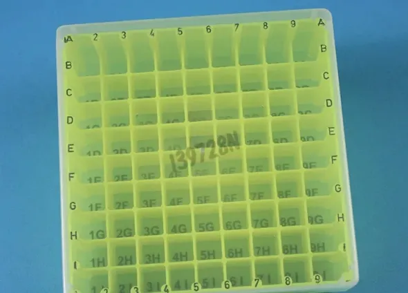 Boîte PPN 81 cryotubes jaune