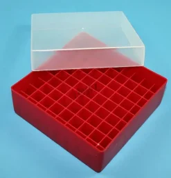 Boîte PPN 81 cryotubes rouge