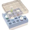 Boîte ps rose pour 25 tubes 5 ml x 18