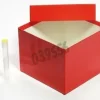 Boîte rouge 133 x 133 hauteur 100 mm