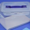 Boîte étanche rigide avec absorbant pour transport sachets prélèvements biologiques hauteur 15,5 cm X 5
