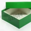 Boîte verte en carton hydrophobe 133 x 133 mm hauteur 50 mm type B pour 81 cryotubes 2 ml