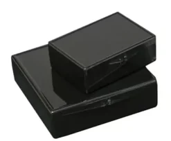 Boîte Western Blot Plastipak noire opaque 117 x 89 x 28 mm x 5
