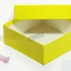 Boîte 136 x 136 mm hauteur 50 mm jaune