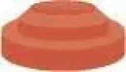 Bouchon N 20 brome butyl rouge 45° x 100