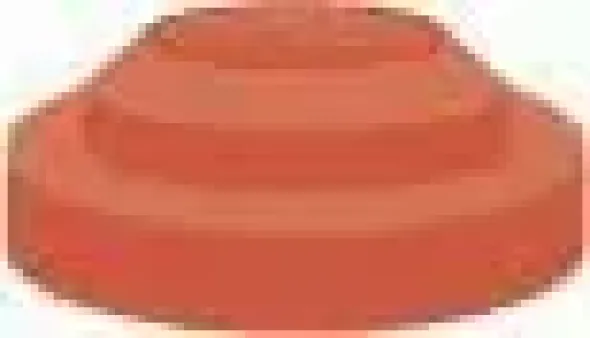 Bouchon N 20 brome butyl rouge 45° x 100