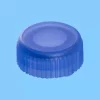 Bouchon à visser bleu avec joint torique pour microtube stérile double emballage x 5000
