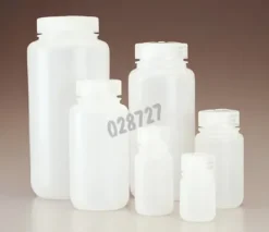 Bouteille col large HDPE 125 ml x 72