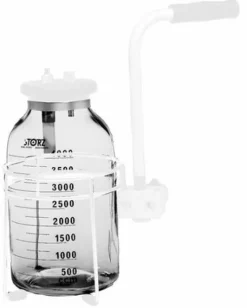 Bouteille d'aspiration stérilisable, large volume en verre, stérilisable 5L gradué