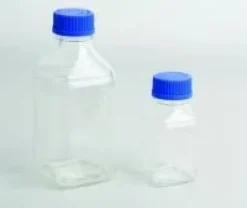 Bouteille ronde verre clair filetage GL 45 500 ml