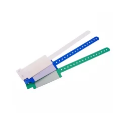 Bracelet adulte à rabat adhésif grande étiquette lot de 500 pcs