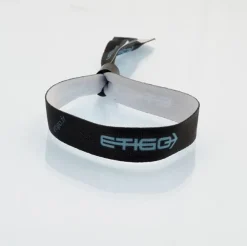 Bracelet satin épais bague ovale personnalisation sur mesure - lot de 100 pcs