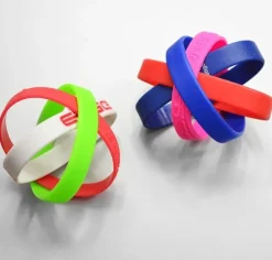 Bracelet silicone adulte lot de 100 pcs