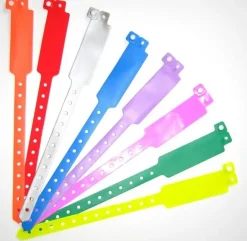 Bracelet vinyle 25 mm sans coupon - lot de 500pcs personnalisation en option