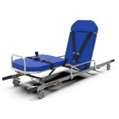 Brancard 940 bi-bloc avec plicature genoux - 4 parties