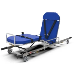 Brancard bi-bloc 950 avec plicature genoux et appui-tête - 5 parties