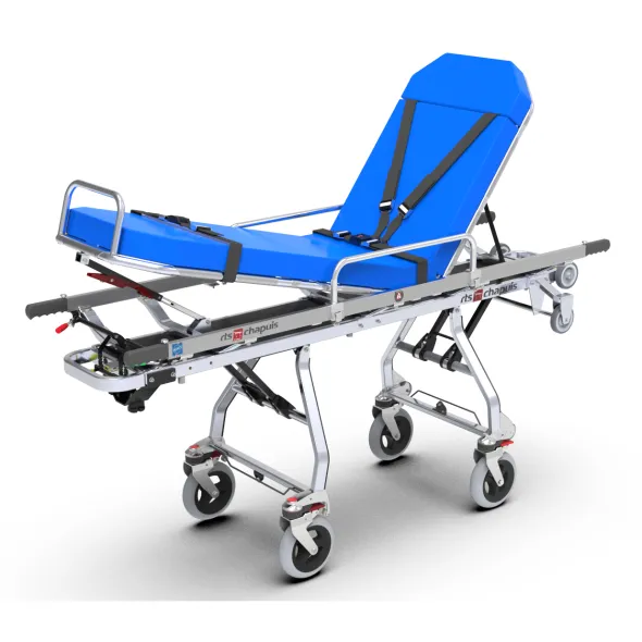 Brancard d'ambulance monobloc sans plicature genoux 430CF - 3 parties - 55 cm