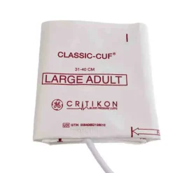 Brassard GE CLASSIC-CUF adulte large 1 tube baïonnette - taille 31-40 cm - patient unique - 1 boîte de 20 unités