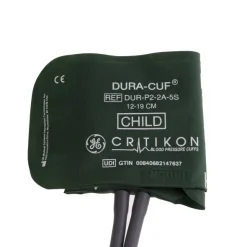 Brassard GE DURA-CUF enfant - taille 12-19 cm - vert - 2 tubes Dinaclick (v2) - 1 boîte de 5 unités