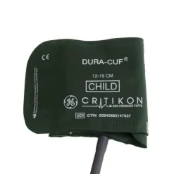 Brassard GE DURA-CUF enfant 1 tube baïonnette - taille 12-19 cm - vert - 1 boîte de 5 unités