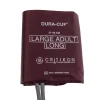 Brassard GE DURA-CUF large adulte long 2 tubes Dinaclick (v2) - taille 31-40 cm - bordeaux - 1 boîte de 5 unités