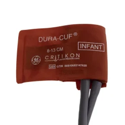 Brassard GE DURA-CUF nourrisson - taille 8-13 cm - orange - 2 tubes Dinaclick (v2) - 1 boîte de 5 unités