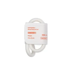 Brassard PNI néonatal - 3 à 6 cm (taille 1) - sans latex - connecteur BP12 - 1 pack de 50 brassards